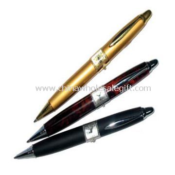 Hodinky kovové pero