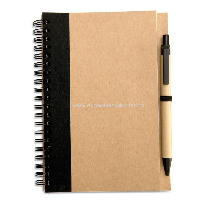 Cuaderno de papel reciclado