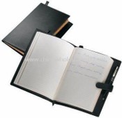 Organizador de la cubierta de la PU con imán Notebook images