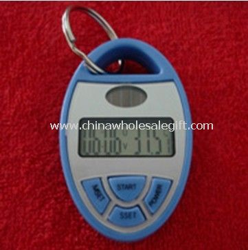 Timer keychain dengan UV Meter
