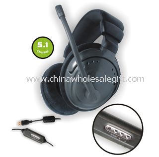 5.1 casque USB canaux