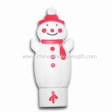 Navidad muñeco de nieve USB Flash Drive