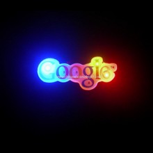 LED Namensschild mit 4-Farbdruck-Logo images