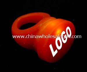 Villogó puha gumi gyűrű