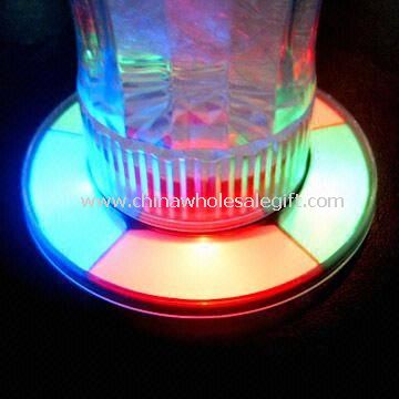 Retroilluminazione LED lampeggiante Coaster