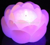 Vela LED con forma de flor images