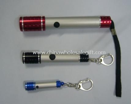 LED Torch Key Chain Money Detector