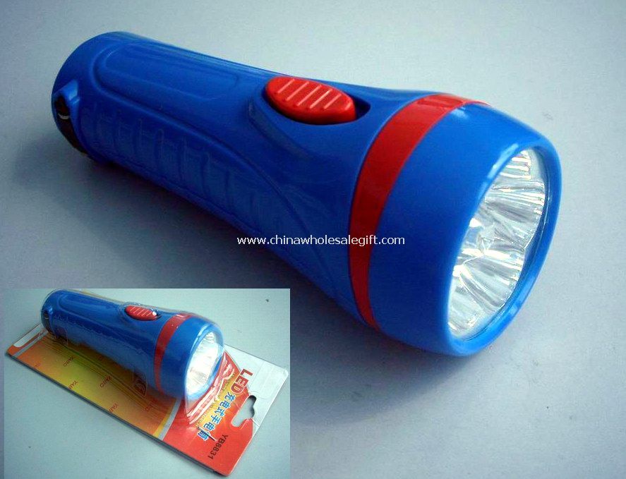 Акумуляторна пластикові Світлодіодний ліхтарик