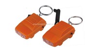 Mini Car Key Chain Dynamo Flashlight images