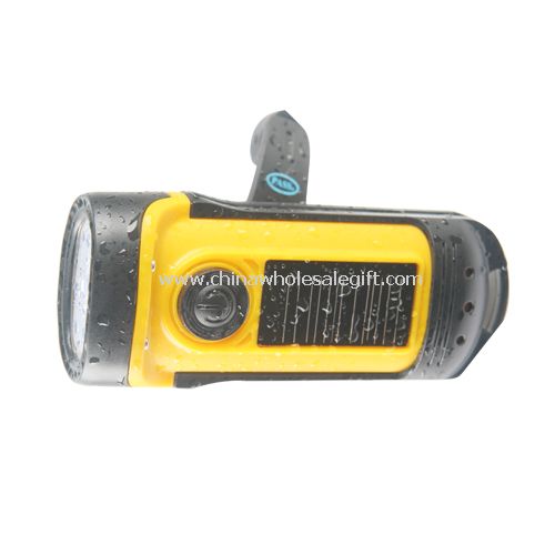 Solar LED Waterproof Flashlight