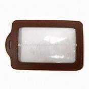 Kulit Badge Holder dengan 2 sisi PVC Windows images