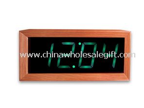 Wood LED Clock