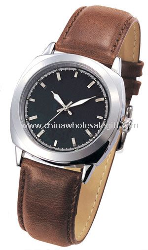 Leather Strap Band Watch