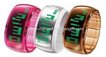 Clear Transparent Band LED Watch