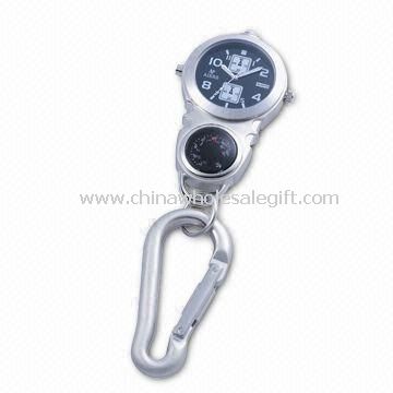 دیده بان Keychain آلیاژ با دماسنج چراغ قوه