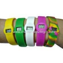 100% silicon Wristband Watch images
