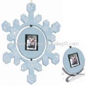 1,5 inci Digital Foto Frame salju serpihan desain untuk Natal images