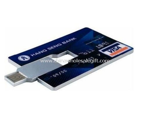 Kredittkort formet USB glimtet kjøre