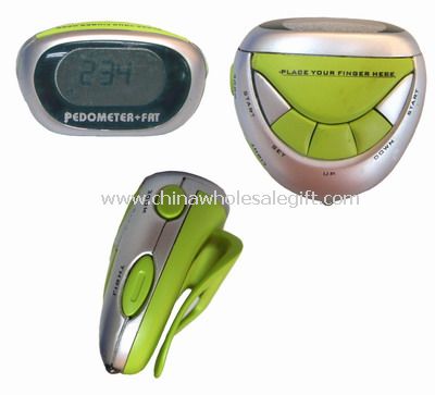 Podómetro con analizador de grasa corporal