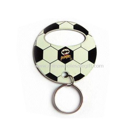 Soccer Bottle Opener With Keychain