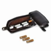 Electronic Cigarette with Leather Case images