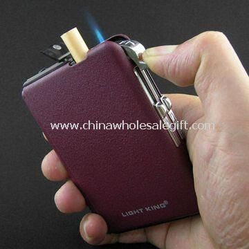 10pcs Cigarette Case with Lighter