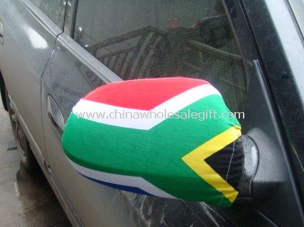 Auto espejo banderas