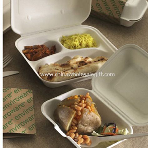 Caixa de almoço biodegradável