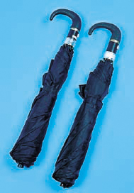J Handle Folding Umbrella