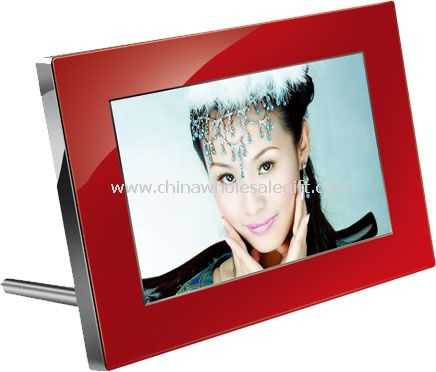 7 pulgadas marco de foto digital de acrílico espejo