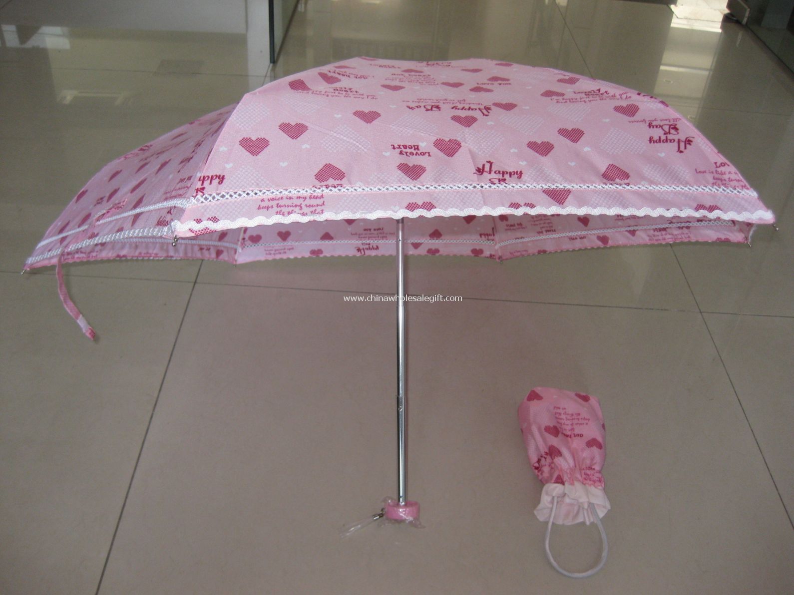 Супер мини 4-сложенный зонтик