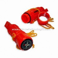 Multi-Function Survival Whistle w/ Compass images