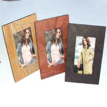 Pu leather photo frame in three colors images