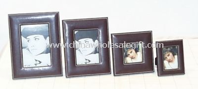 Leather photo frames