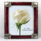 Pewter photo frame with black velvet back and stand small picture