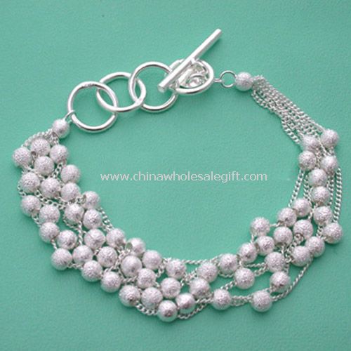 Sterling Silver Jewelry Beaded Bracelet