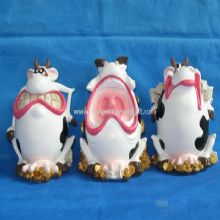 Polyresin Funny Cow Money Bank images