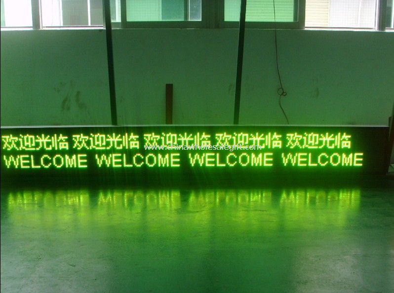 LED Three Color Scrolling Message Display Sign