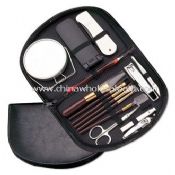 14 en 1 Kit de maquillaje de & manicura juego con funda de cuero PU images