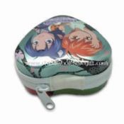 Heart-shaped Money Box with Zipper and Glossy Finish images