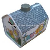House Shaped Tin Coin Box images