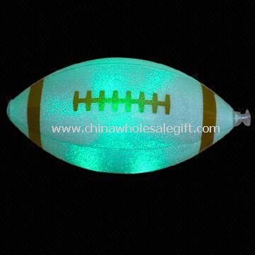 LED blikající světlo novinkou ve tvaru amerického fotbalu