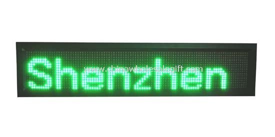 16x96 Pure Green Outdoor LED Message Sign