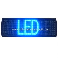 Semi-Outdoor 24x80 Blue Color LED Sign images