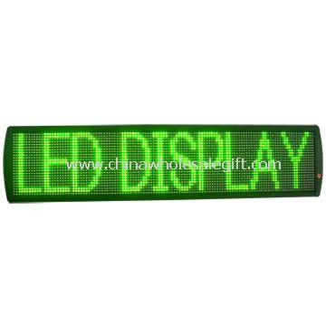 Sinal de LED de cor verde