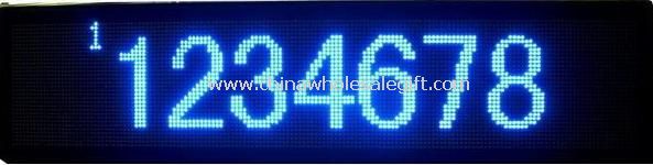 LED Message Sign with Blue Color