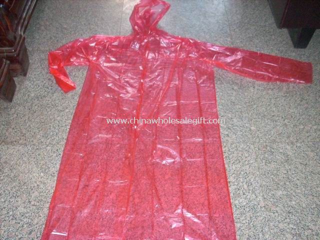 PE  disposable raincoat