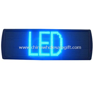 Semi-Outdoor 24x80 Blue Color LED Sign