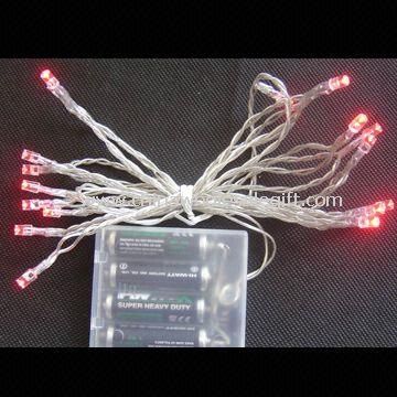 Battery-operated LED Light String with 20pcs Bulb