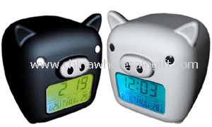 Flash LCD dijital Alarm Clock